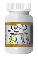 B-Complex 25 mg 120 Count Bottle of Tablets [1 Bottle] by Total Natural, Safe and Natural Vitamin B Health Supplement for Men and Women, GMP Premium Ingredients