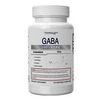 Superior Labs | GABA Supplement 750mg | Maximum Strength Mood Enhancement | Natural Relief of Stress & Simple Nervous Tension, Promotes Mood Balance, Sleep Quality, and Natural Brain Function.