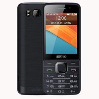 Lihuoxiu Mobile Phones & Communication SERVO V9500 Mobile Phone, 2.8 inch, 21 Keys, Support Bluetooth, FM, MP3, GSM, Quad SIM, Russian Keyboard(Black) (Color : Black)