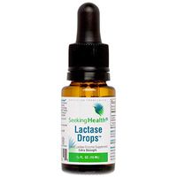 Seeking Health Lactase Drops, 52 Servings, 0.50 fl. Ounces, Supports Lactose and Dairy Digestion, Sweet-Tasting Natural Glycerin Base, Supports Digestive Comfort, Make Your Own Lactose-Free Milk and D