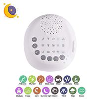 LNLN White Noise Machine, for Sleeping and Relaxation, for Baby Sleep Auxiliary, Adult Office Travel USB Rechargeable/Battery Timed Shutdown