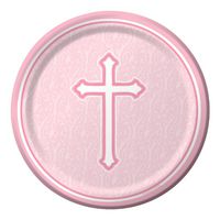 Faith Pink 9-inch Paper Plates 8 Per Pack