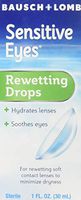 Bausch & Lomb Sensitive Eyes Rewetting Drops 1 oz