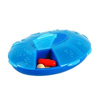 Apex 7 Compartment Weekly Pill Turtle - Small (Blue)