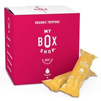Organic Tampons - Super Plus Absorbency Organic Cotton Tampons, Natural Tampons Super, Super Tampons Organic, Non-Toxic Feminine Hygiene Products for Vaginal Health (48ct applicator)