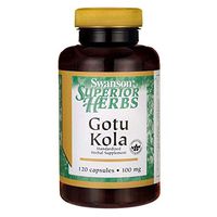 Swanson Gotu Kola (Standardized) 100 Milligrams 120 Capsules