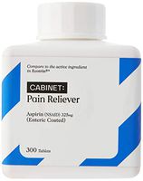 Cabinet Aspirin E/C Tablets, 325 mg (Orange) Coated, Regular Strength Headache Medicine | Natural Anti-Inflammatory | Help Reduce Joint Pain, Menstrual Cramps