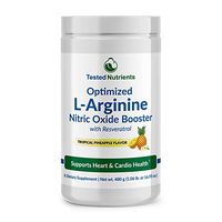 Optimized L-Arginine 5200mg Nitric Oxide Supplement for Heart & Cardiovascular Health - L-arginine L-citrulline Complex with Resveratrol, CoQ10, Vitamins, Minerals and Trimethylglycine Powder‎.