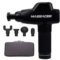 Liucheng Muscle Massage Gun, Handheld Deep Tissue Massager Electric Quiet Portable Massaging Gun 20 Speed Adjustable Professional Percussion Fascia Gun