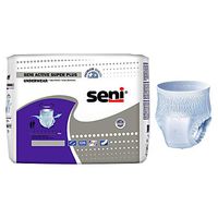 Seni Active Super Plus Pull-On Underwear, Extra Large, 7 Count (Case of 28)