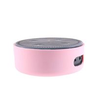 ZTY66 Silicone Protective Ultrathin Proof Sleeve Case Cover for Amazon Echo Dot 2nd (Pink)