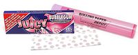 Juicy Jay's 1 1/4 Rolling Papers - Bubblegum Flavored (Full Box) with RPD Kewltube