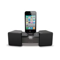 iLuv iMM286BLK Stereo Speaker Dock for iPhone/iPod, Black