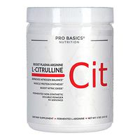 Pro Basics L-Citrulline Powder, Fermented from Arginine, Non-Synthetic 5oz (141g)