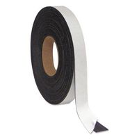 MasterVision FM2021 Magnetic Adhesive Tape Roll, Black, 1-Inch x 50 Ft.