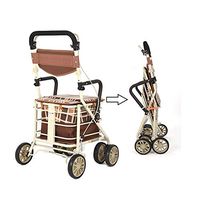 F&T Old Man Trolley Moped Can Sit On A Light Folding Shopping Cart Small Pull Car to Help Step by Car
