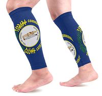 Abbylife Kentucky Flag 1 Pair Leg Brace Compression Long Cooling Sports Leg Sleeve