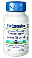 Advanced Olive Leaf Vascular Support with Celery Seed Extract 60 Vegetarian Capsules-Pack-3