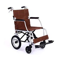 Self-Propelled Wheelchairs Wheelchair Travel Chair Scooter Household Folding Portable Elderly Walker Outdoor Travel Cart Wheelchair Load-Bearing 100kg Best Gift