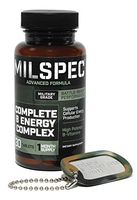 MilSpec Men's Complete B Energy Complex, Extra High Potency, One Month Supply, 30 Count