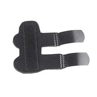 LIOOBO Trigger Finger Support Splint Broken Finger Mallet Brace Finger Relieve Pain Treatment (Black)
