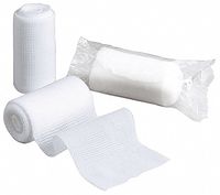 Gauze Roll, Non-Sterile, White, 3 in. W