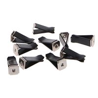Tebatu 10 Pieces Auto Air Conditioner Car Outlet Perfume Clips Vent Clip Auto Smell Remover Decor 3x1.3cm