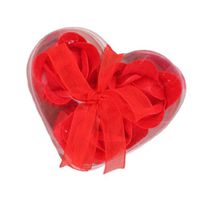 EK Soap Petal Rose Flower Baby Bath Body Soap, Red