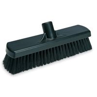 Vikan Stiff Floor Scrub Brush - 12"W - Black - Black