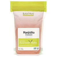 Banyan Botanicals Manjistha Powder, 1 Pound - USDA Organic - Rubia cordifolia - Cleanses The Blood & Lymph - Ayurveda