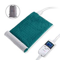 LCD Digital Control Auto-Off XL King Size Super Soft Mosit Heating Pad Pain and Cramps Fast Relief 8 Temperature Settings