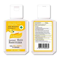 Dowager Botanical Hand Sanitizer Gel,60ml/2oz Free Foaming Hand Sanitizer,No Rinse Foam Hand Soap Gel,Kid Friendly,Travel Size with Moisturizing Formula (Yellow)