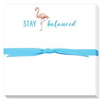 STAY BALANCED DOODLE NOTEPAD