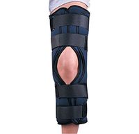 Sammons Preston Tri-Panel Knee Immobilizer, Secure Comfort Knee Brace & Stabilizer for Recovery, Knee Fractures, Instability, ACL, MCL, Meniscus Tear, Arthritis, Displacement, 16" Universal
