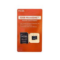 MOBI 32GB MicroSDHDC Memory Card and Adapter, Micro SD Card, microSD Card, Memory Card