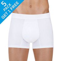 PROTECHDRY Washable Urinary Incontinence Cotton Boxer Brief Underwear with Front Absorbent Area - Buy 4 GET 1 Free