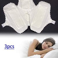Puomue 3Pcs Thin Reusable Cotton Pads Menstrual Cloth Sanitary Soft Pads Napkin Washable Waterproof Panty Liners Feminine Hygiene Pads