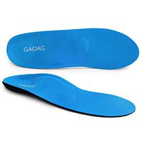 GAOAG Plantar Fasciitis Feet Insoles for Women and Men, Arch Supports, Orthotics Inserts Relieve Flat Feet, High Arch, Foot Pain (Men's 9-9 1/2, Women's 11-11 1/2)