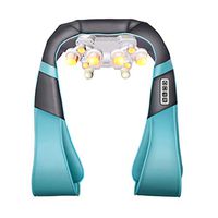 QYuan Neck Shoulder Back Massager with Heat,Deep Kneading Massage for Neck, Back, Shoulder, Foot and Legs, Shiatsu Neck Massager Present for Men/Women/Mom/Dad