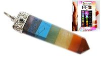 Jet Chakra Bonded Flat Pendant Free Booklet Jet International Crystal Therapy Garnet Cabochon Reiki Healing Dowsing Chakra Balancing Meditation Aura Gift Peace of Mind w/Pouch