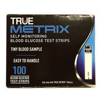TRUEmetrix® Self-Monitoring Blood Glucose Test Strips, Retail, 100ct (300)
