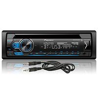 Pioneer DEH-S4100BT CD USB Bluetooth iPhone Android Compatible w/Free Aux Cable