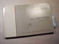 2003 Nissan Sentra Owners Manual