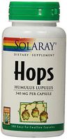 Solaray Hops Capsules, 340 mg, 100 Count