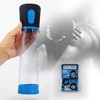 PGtoy Training Device to Increase Size and Strength Portable Toy Kit Men Effective Extend Pump Powerful for Male 3 AAA Battery (Not Include)