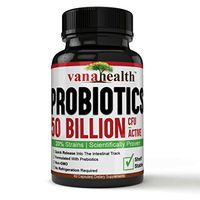 Truly Remarkable Absorption, Natural Probiotics 50 Billion, Guaranteed Potency Until Expiration. Patented Delay Release, Shelf Stable Probiotic Supplement with Prebiotics