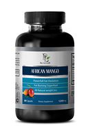 Fat Loss Pills - African Mango 1200MG - African Mango Bulk Supplements - 1 Bottle (60 Capsules)