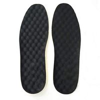 ZYX Invisible Inner Insole, Men and Women Thickened Arch Support Insole, Breathable Sweat, Imitation Leather, Black, Brown, Multi Size,Black,25.5cm