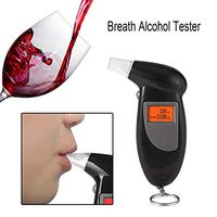 Handheld Backlight Digital Alcohol Tester Digital Alcohol Breath Tester Breathalyzer Analyzer LCD Detector Backlight Light