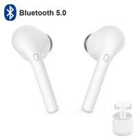 True Wireless Earbuds Bluetooth 5.0 Headphones in Ear Sports Running Earphones for iPhone/Android/Huawei with Charging Case, 15-24H Playtime, Fast Auto-Pairing